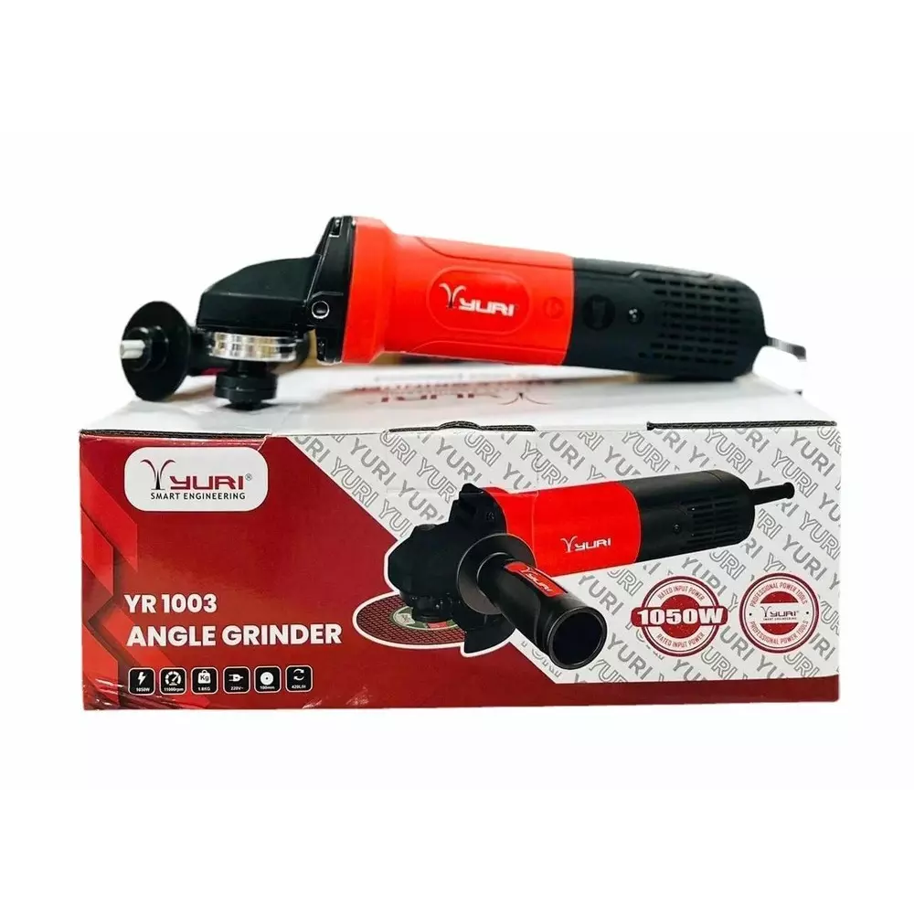 Yuri Angle Grinder 1050 W 11000 RPM 4 inch (100 mm Wheel), YR-1003