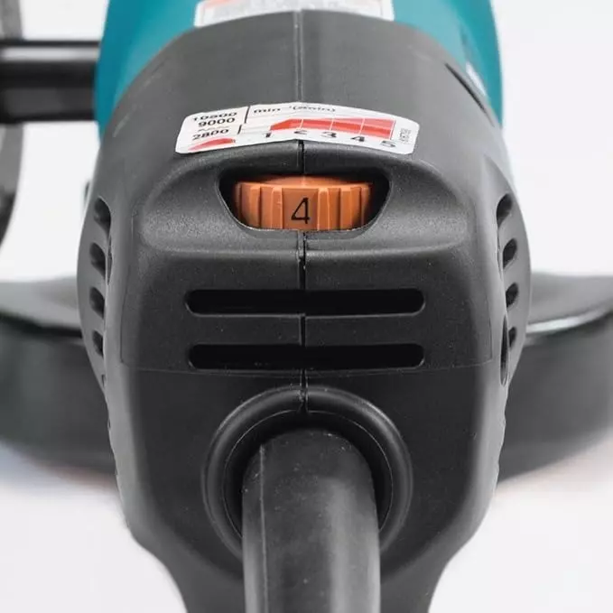 Makita Angle Grinder with 1400 W Power, 125 mm Wheel Diameter and 12000 RPM, 9565PCV (With Blade)