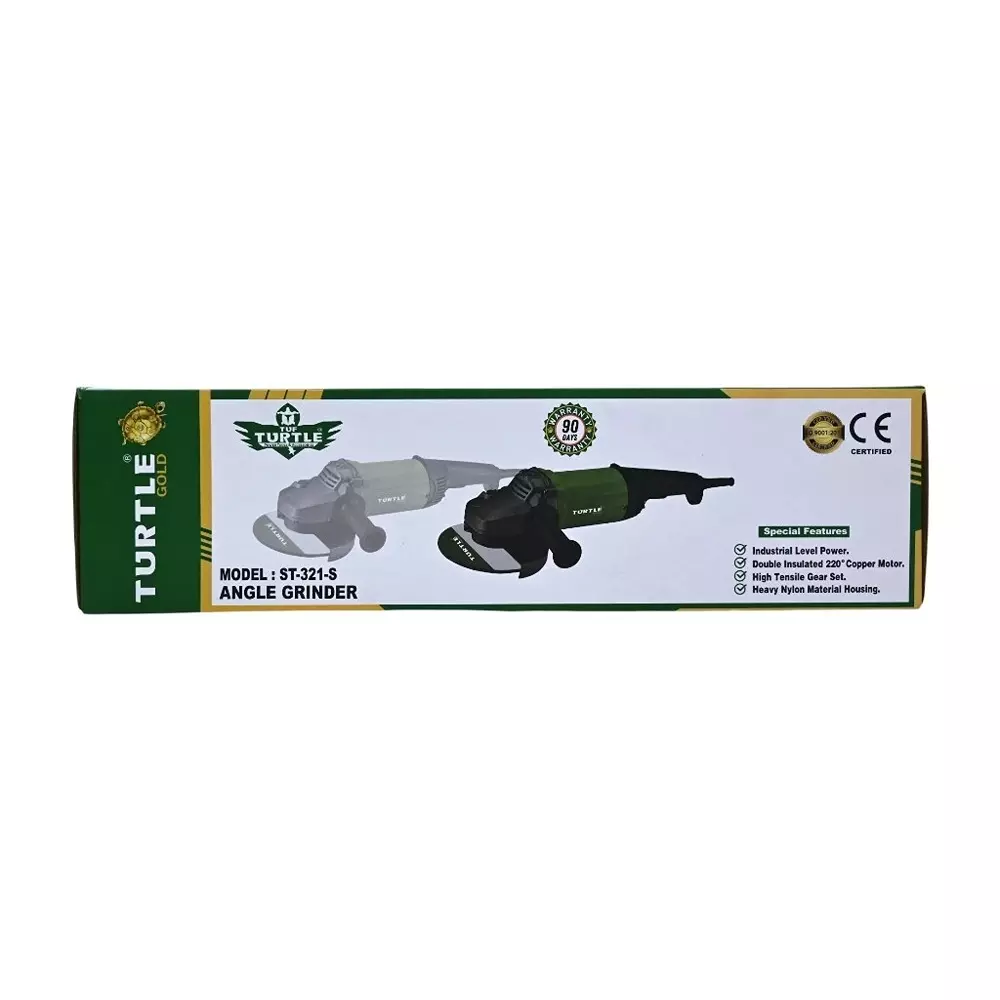Turtle Gold Angle Grinder Trigger Switch 3850 W 180 mm (7 inch), ST 321S (Without Cutting Wheel)