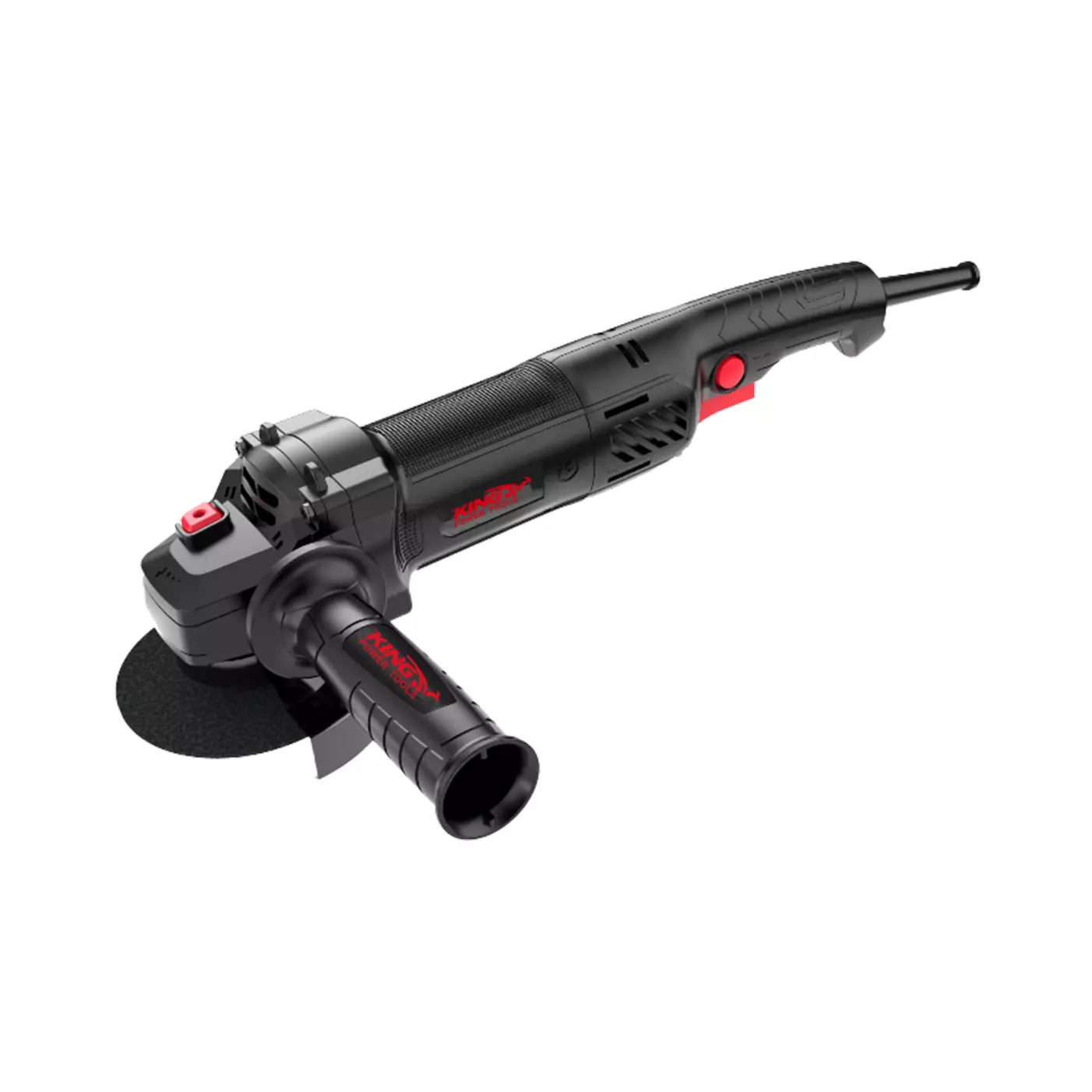 King 1200 W Angle Grinder 5 inch (125 mm) Wheel Size and 11000 RPM No Load Speed, KBS-714 (Without Cutting Blade)