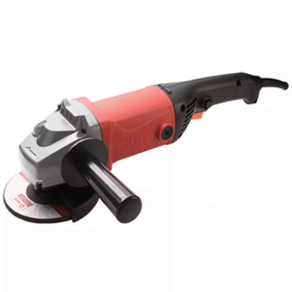 Ken Angle Grinder with Blade 125 mm Wheel Size 1240 W Power 7500 rpm Speed for Industrial Use, 9925D