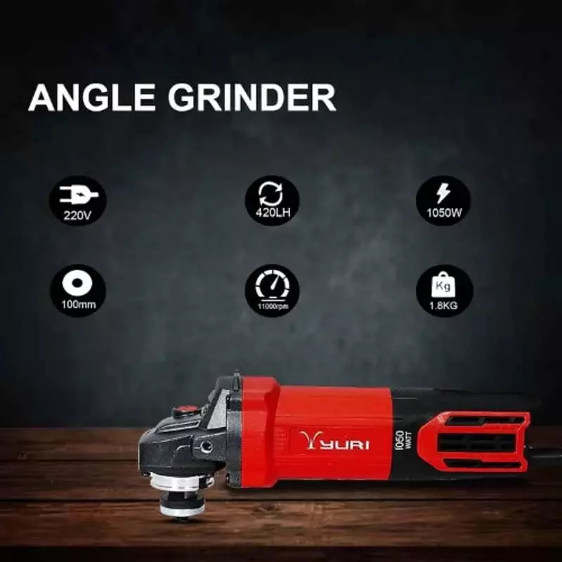 YURI YR-1001 1050 W Wheel Size 100 mm Angle Grinder