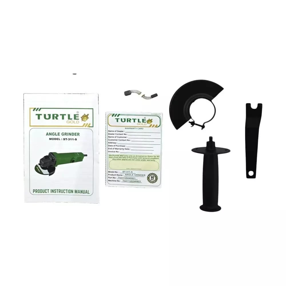 Turtle Gold Angle Grinder Back Switch 780 W 100 mm (4 inch), ST 311S (Without Cutting Wheel)