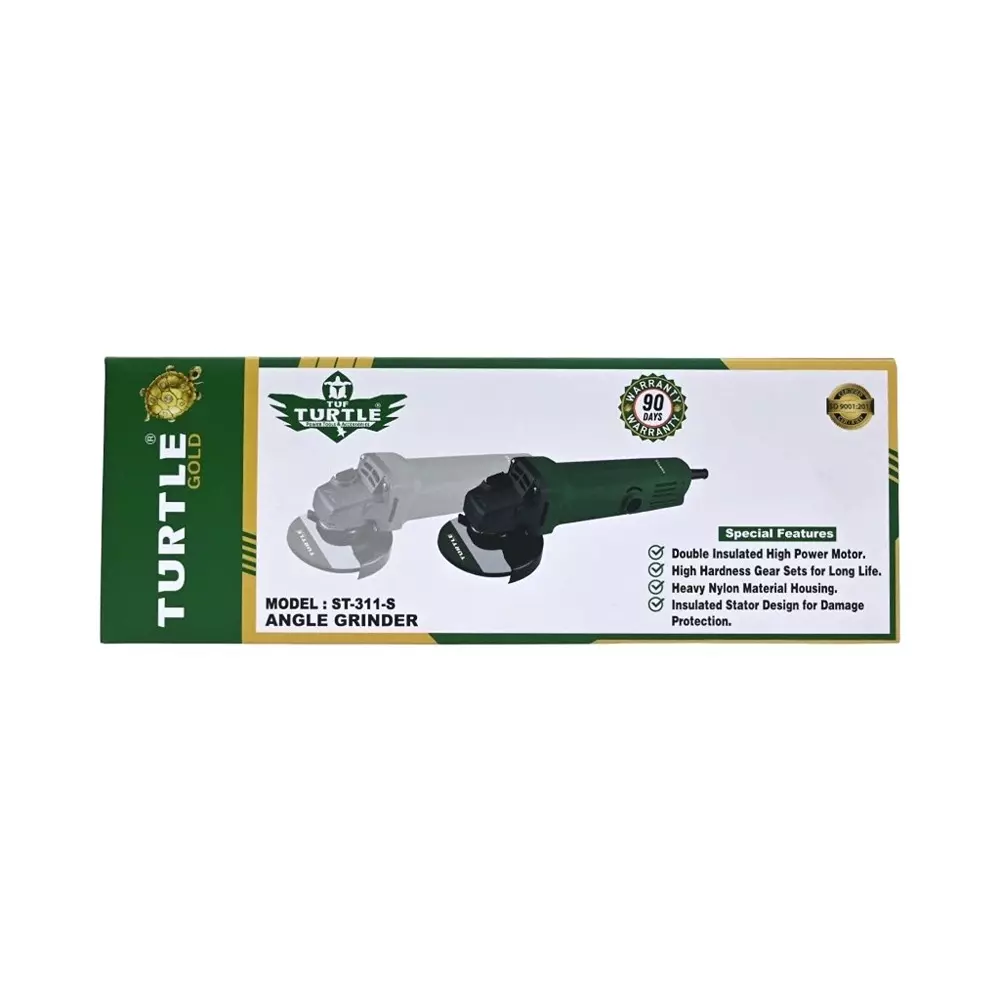 Turtle Gold Angle Grinder Back Switch 780 W 100 mm (4 inch), ST 311S (Without Cutting Wheel)