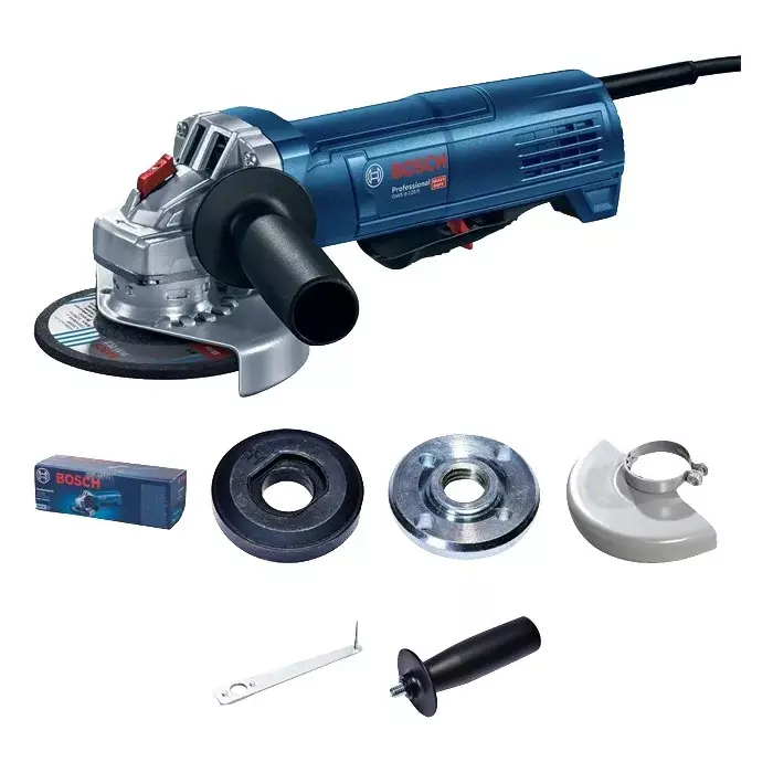 Bosch 900 W Angle Grinder 11000 RPM No Load Speed and 125 mm Wheel Size, 06013965F2 (Without Cutting Wheel)