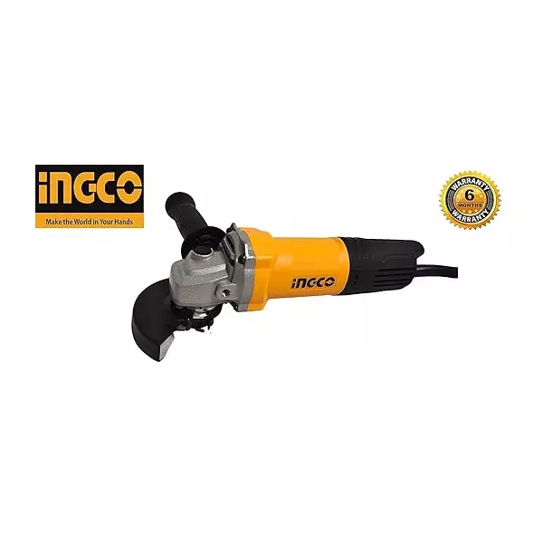 Ingco Angle Grinder 900 W, 5000-12000 RPM No Load Speed and 125 mm Disc Diameter, AG900285 (Without Disc)