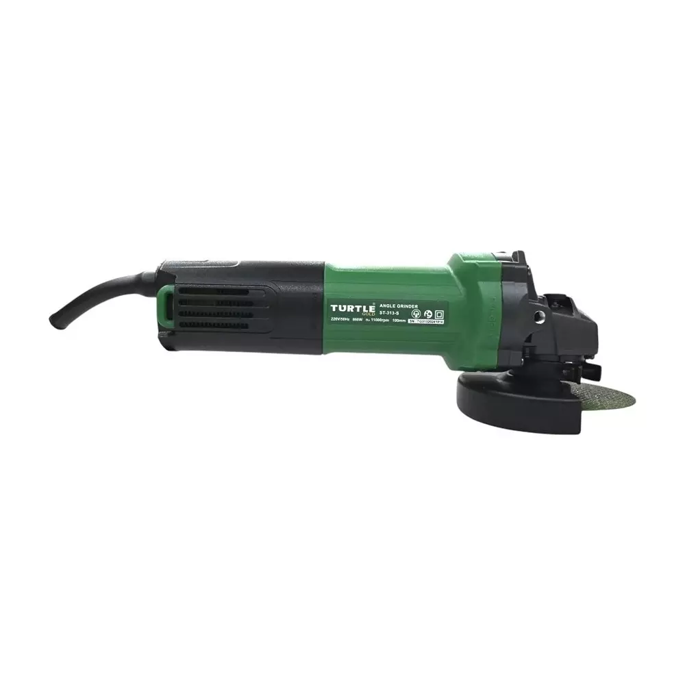 Turtle Gold Angle Grinder Side Switch 860 W 100 mm (4 inch), ST 313S (Without Cutting Wheel)