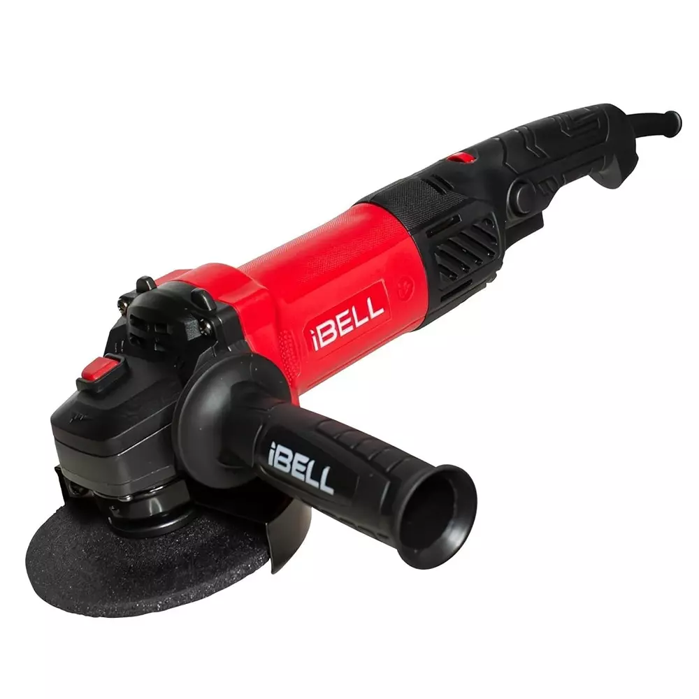 IBELL Angle Grinder 11000 RPM No Load Speed 1100 W Power 125 mm Wheel Size, IBL AG25-06 (Wheel Not Included)
