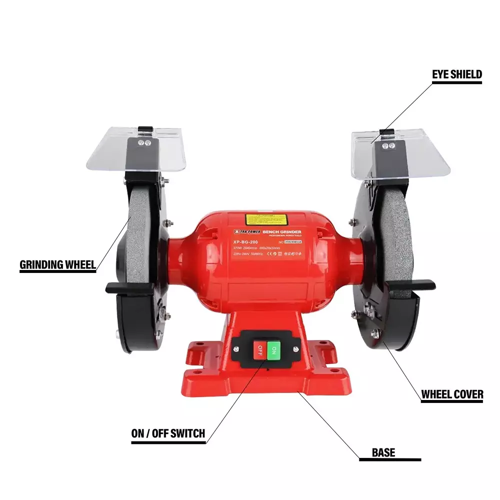 xtra-power-bench-grinder-200x20x32-mm-wheel-370-w-power-2840-rpm-speed-xp-bg-200