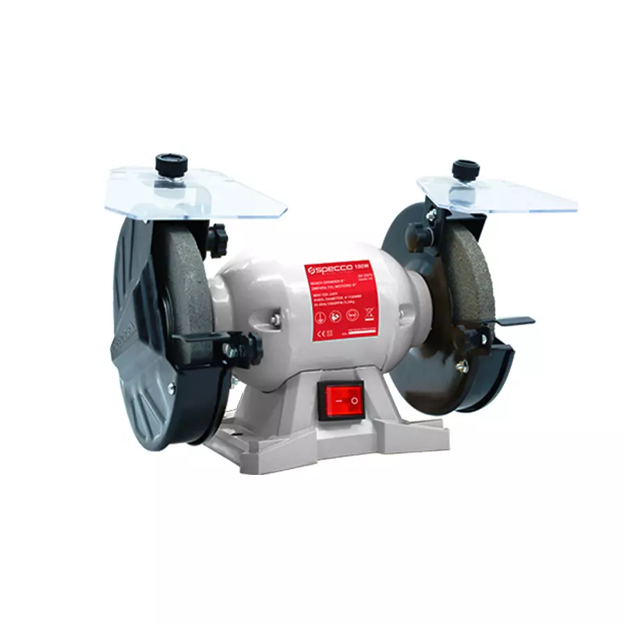 Specco Electric Bench Grinder 5.5 Kg 180 W Power 2950 RPM No Load Speed, SP-2075 (Disc Not Included)