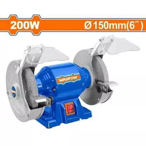 wadfow-bench-grinder-aluminum-base-material-2900-rpm-no-load-speed-200-w-power-150-mm-wheel-diameter-wbg1a1501