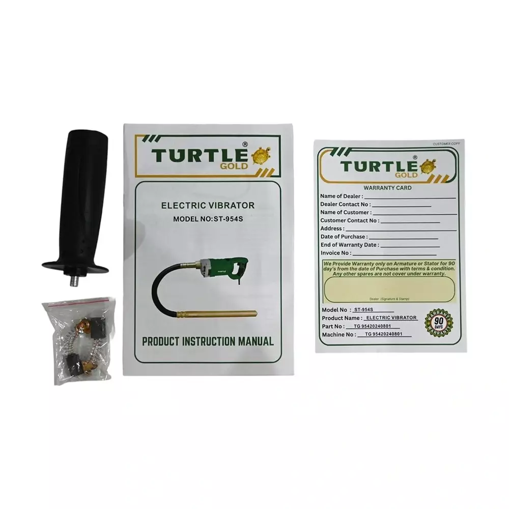 Turtle Gold Electric Vibrator 1450 W 35/50 mm Holder Size, ST 954S (Without Needle)