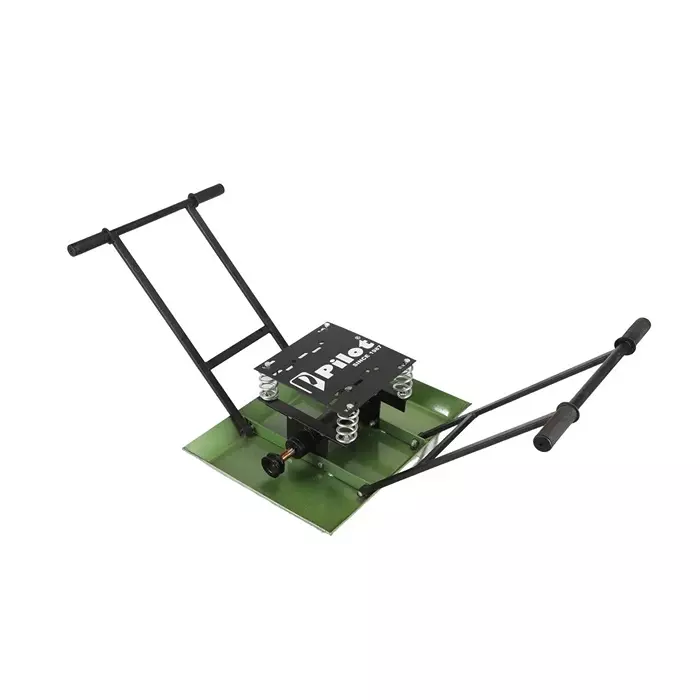 Pilot Surface Plate Concrete Vibrator Folding 2 HP Motor Power 18/30 Inch Plate Size Semi Automatic Mild Steel, PL-VPF