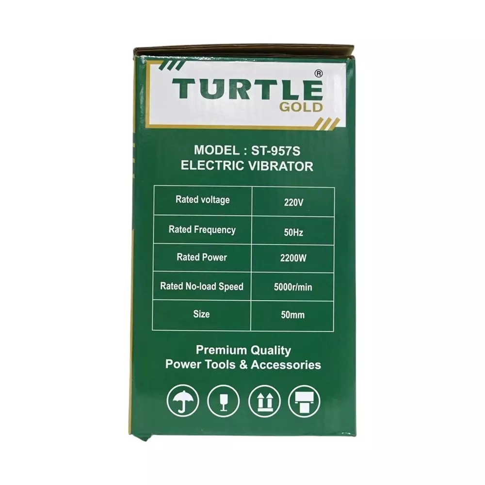 Turtle Gold Heavy Vibrator Belt Type 2200 W 50 mm Holder Size, ST 957S (Without Needle)