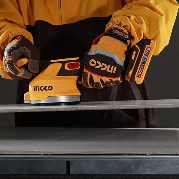 Ingco Cordless Tile Vibration Machine 130 mm Suction Cup Diameter and 0-10000 RPM Vibrational Frequency, CTVLI2001 (Without Battery and Charger)