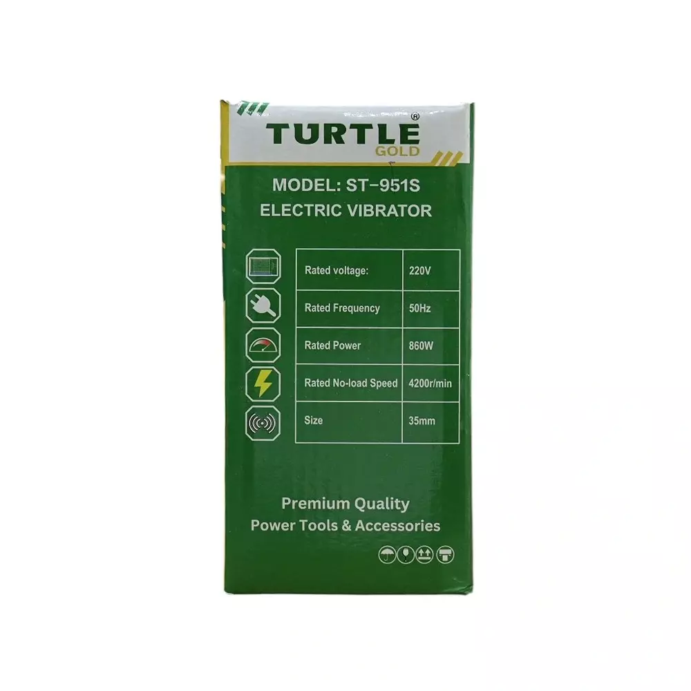 Turtle Gold Electric Vibrator 860 W 35 mm Holder Size, ST 951S (Without Needle)