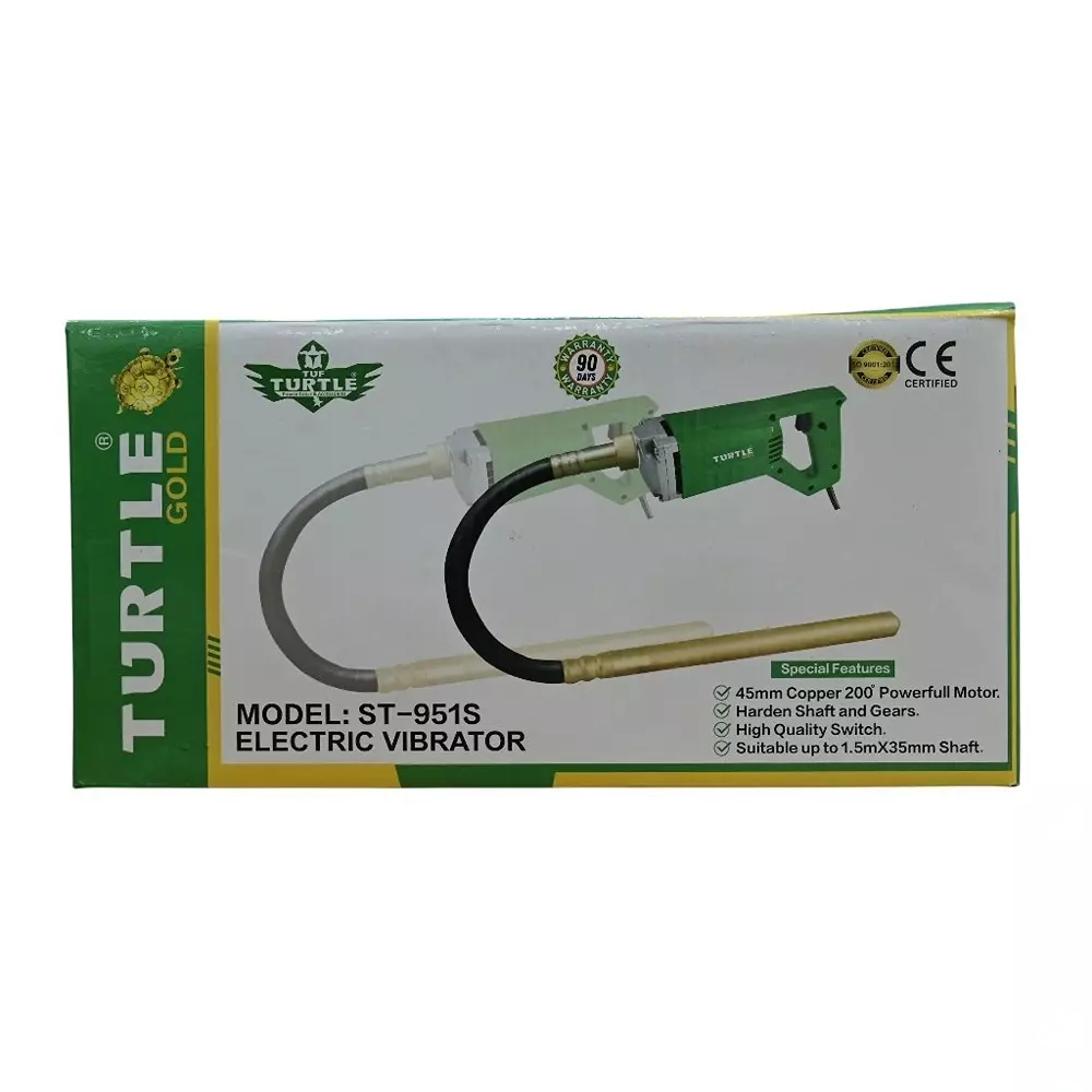 Turtle Gold Electric Vibrator 860 W 35 mm Holder Size, ST 951S (Without Needle)
