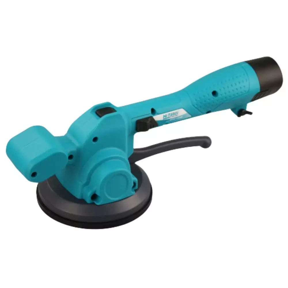 Hi-Tenci 12 V Cordless Tile Vibrator with 135 mm Needle Diameter and 2 m Shaft Length, HTV - 130M (With Battery & Charger)