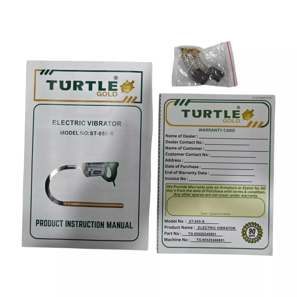 Turtle Gold Heavy Vibrator 2000 W 50 mm Holder Size, ST 955S (Without Needle)