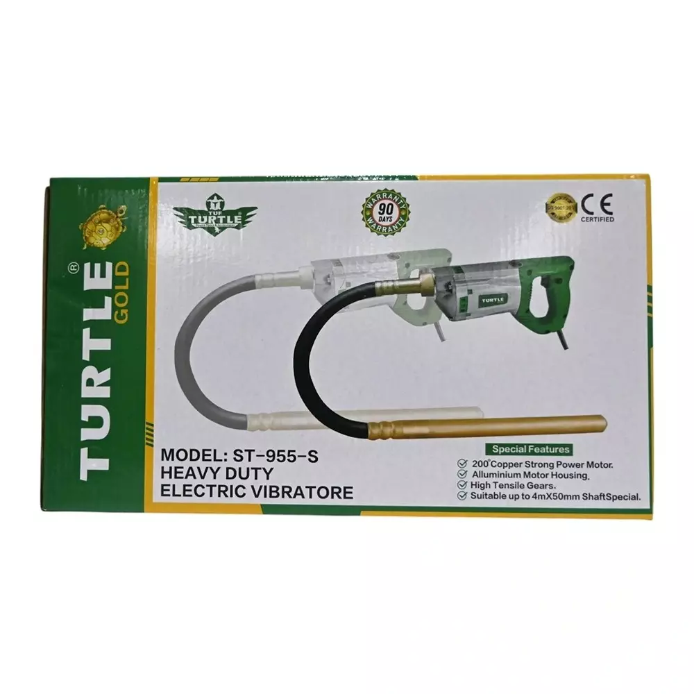 Turtle Gold Heavy Vibrator 2000 W 50 mm Holder Size, ST 955S (Without Needle)