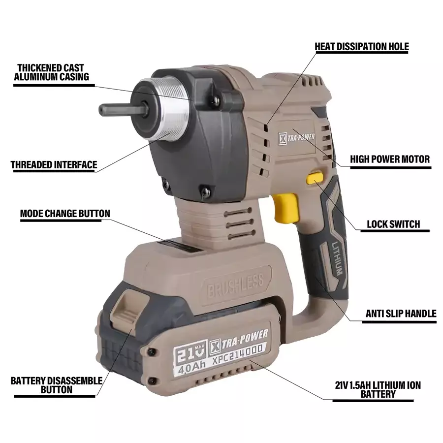 xtra-power-brushless-cordless-concrete-vibrator-35-mm-rod-variable-0-3200-rpm-speed-with-21-v-40-ah-battery-charger-xpc-cv-01