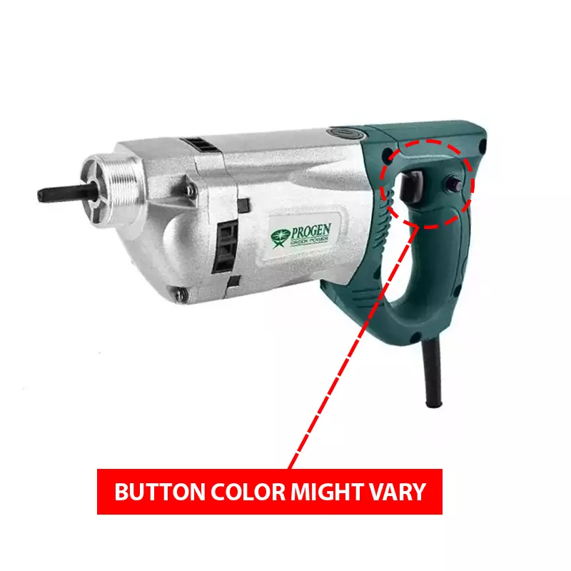 Progen 9035-HG 1900W 50mm Concrete Vibrator Machine with 3.5m Needle with 6 Months Warranty