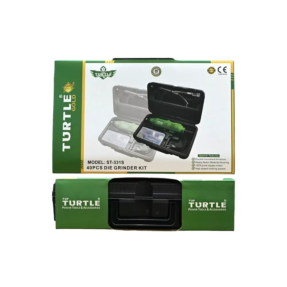 Turtle Gold Die Grinder Kit 180 W 3.17 mm, ST 331S