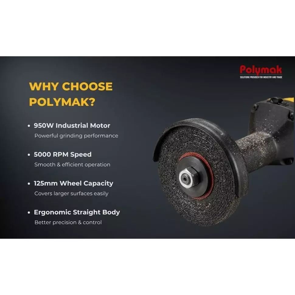 polymak-950-w-straight-grinder-with-5000-rpm-no-load-speed-and-125-mm-disc-size-pmsg5-without-grinding-wheel