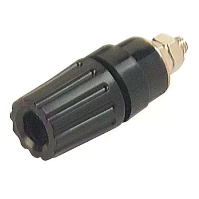 HIRSCHMANN TEST AND MEASUREMENT Binding Post 35A Black With Brass Contacts Nickel Plated, 931714100 (Pack of 100)