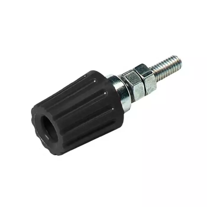 HIRSCHMANN TEST AND MEASUREMENT Binding Post 35A Black With Brass Contacts Nickel Plated, 931713100 (Pack of 100)