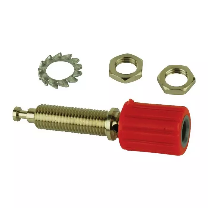MULTICOMP PRO Binding Posts BINDING POST, 36A, TURRET, RED, 76-1674