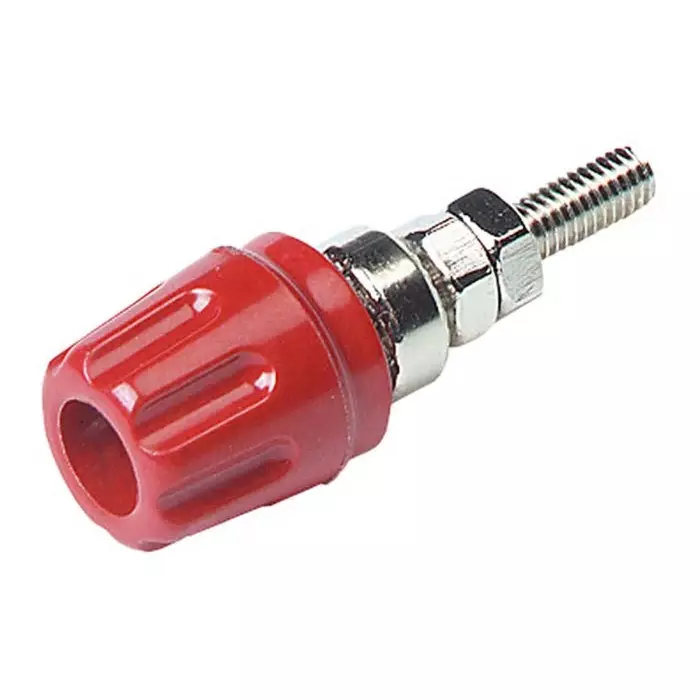 HIRSCHMANN TEST AND MEASUREMENT Binding Post 16A Red With Brass Contacts Nickel Plated, 930099101 (Pack of 100)