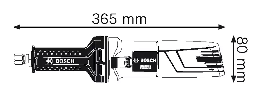 Bosch GGS 3000L Professional Straight Grinder