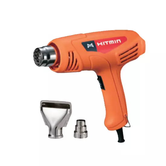 HITMIN Hot Air Gun With Nozzle 2 m Cord Length 2,000 W Power 2 Stage Switch, HMRH600AS8