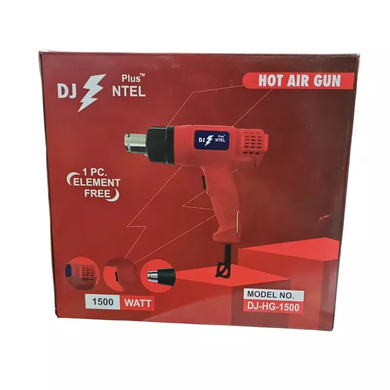 DJ INTEL PLUS Hot Air Gun Red 1500 W, DJ-HG-1500