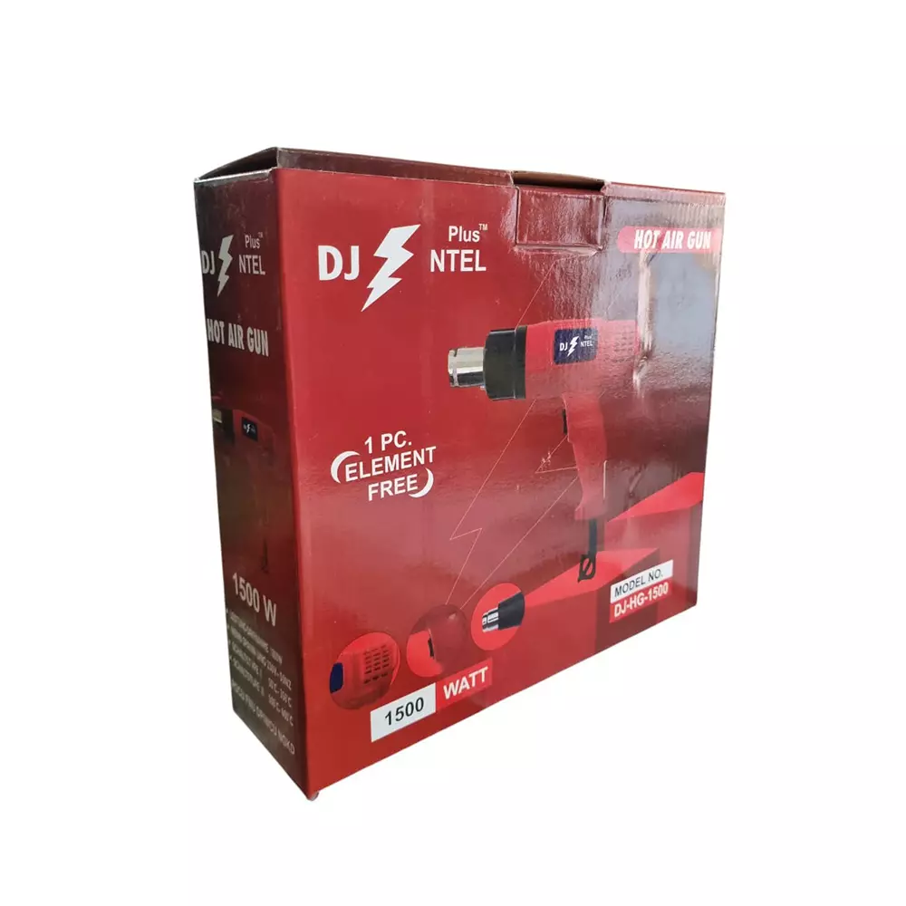 DJ INTEL PLUS Hot Air Gun Red 1500 W, DJ-HG-1500
