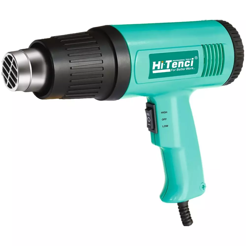 Hi-Tenci 2000 W Hot Air Gun with 1-2 Speed Control and 220 V, 50 Hz Rating, HT - 2000W