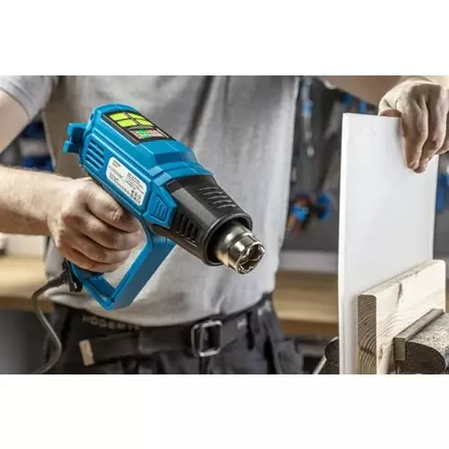 Hogert Technik Hot Air Gun 2000 W Power and 12 Stage Temperature Control, HT2C552
