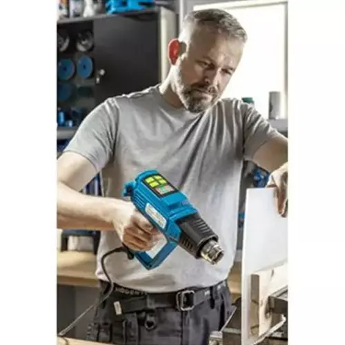 Hogert Technik Hot Air Gun 2000 W Power and 12 Stage Temperature Control, HT2C552