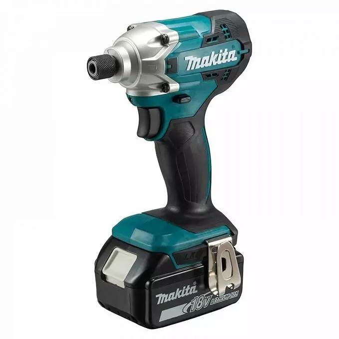 Makita Cordless Impact Driver 18 V LXT Li-Ion 155 Nm Maximum Fastening Torque and 3000 IPM Impact Rate, DTD156RFE (With Battery & Charger)