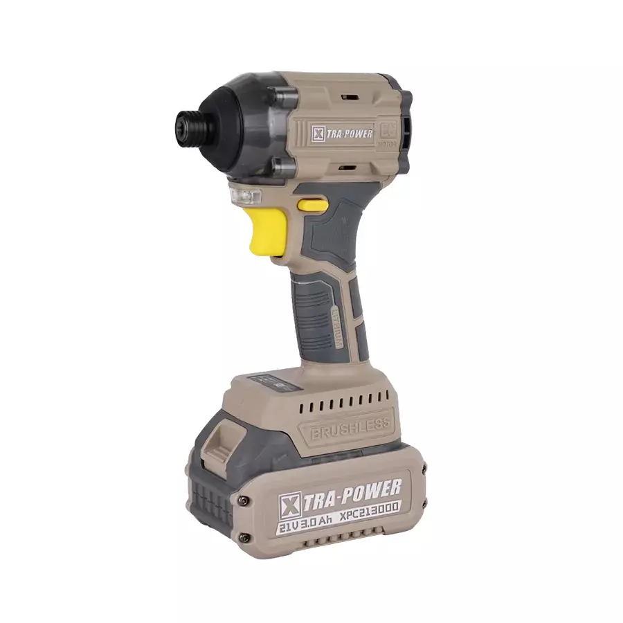 Xtra Power Brushless Cordless Impact Screw Driver 250 NM Torque With 21 V 3.0 Ah Battery & Charger, XPC-IS-01