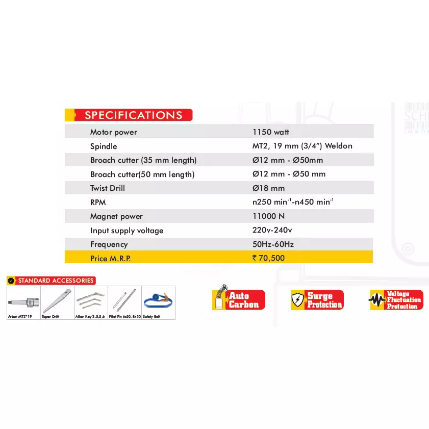 schifler-magnetic-core-drilling-machine-1150-w-11000-n-magnet-power-and-mt2-19-mm-weldon-spindle-swc-50-max