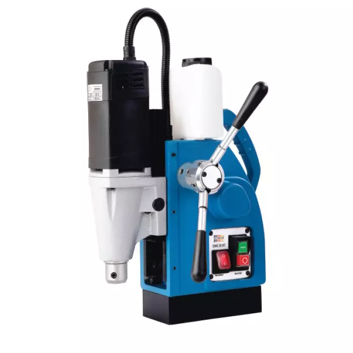 SCHIFLER Magnetic Core Drilling Machine 1150 W, 10000 N Magnet Power and 19 mm Weldon Spindle, SWC 35 AT (Without Drill Bit)