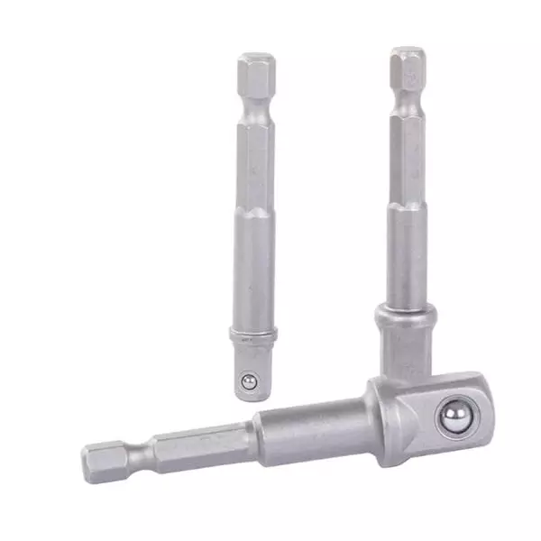 DY TOOLS High-Quality Magnetic Nut Setter Cr-V Steel 6.35 mm Edge Size (Set of 3 Pcs)