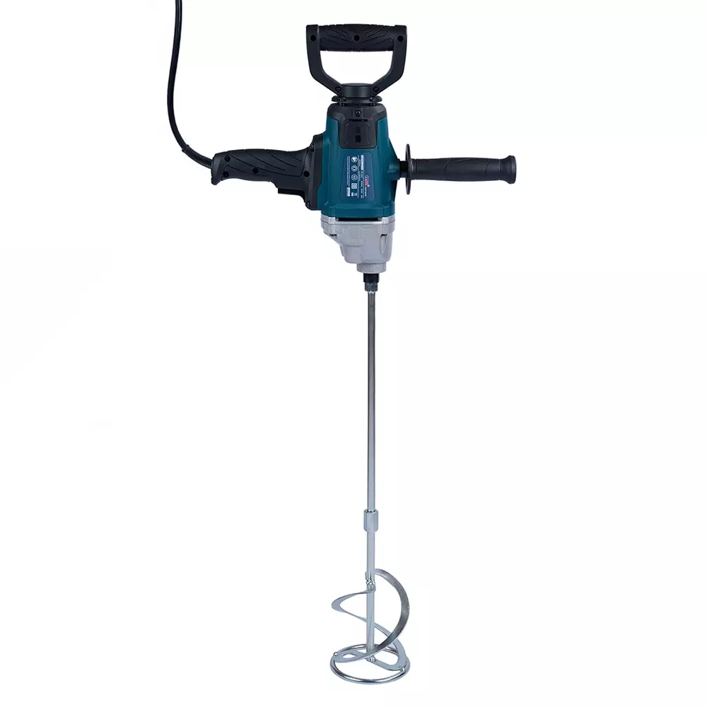 Max Handheld Paint & Cement Mixer 1250 W Power 220-240 V Metal 0-1600 rpm Speed, MXDR1250