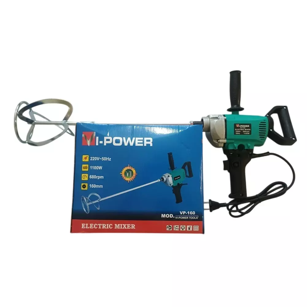 vi-power-1600-w-electric-mixer-with-800-rpm-no-load-speed-and-50-nm-torque-vp-160-with-mixing-paddle