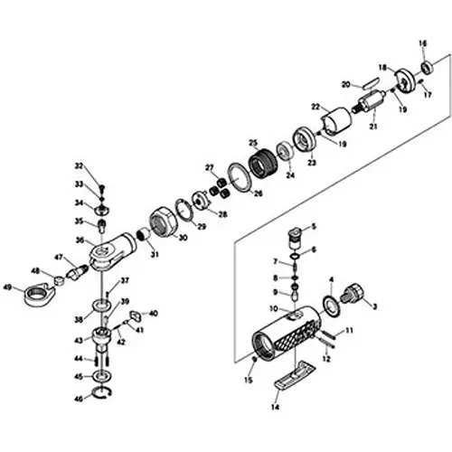 Ktc Crankshaft for Air Mini Ratchet Wrench, JAR331-47