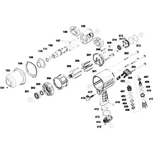 Ktc Steel Ball for Impact Wrench, JAP651-312