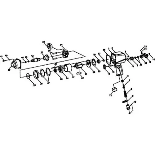 Ktc Housing Assembly for Standard Impact Wrench, BNV236-40