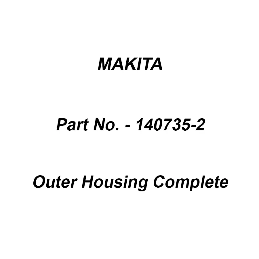 Makita Outer Housing Complete Suitable For RT0700C, Part No 140735-2